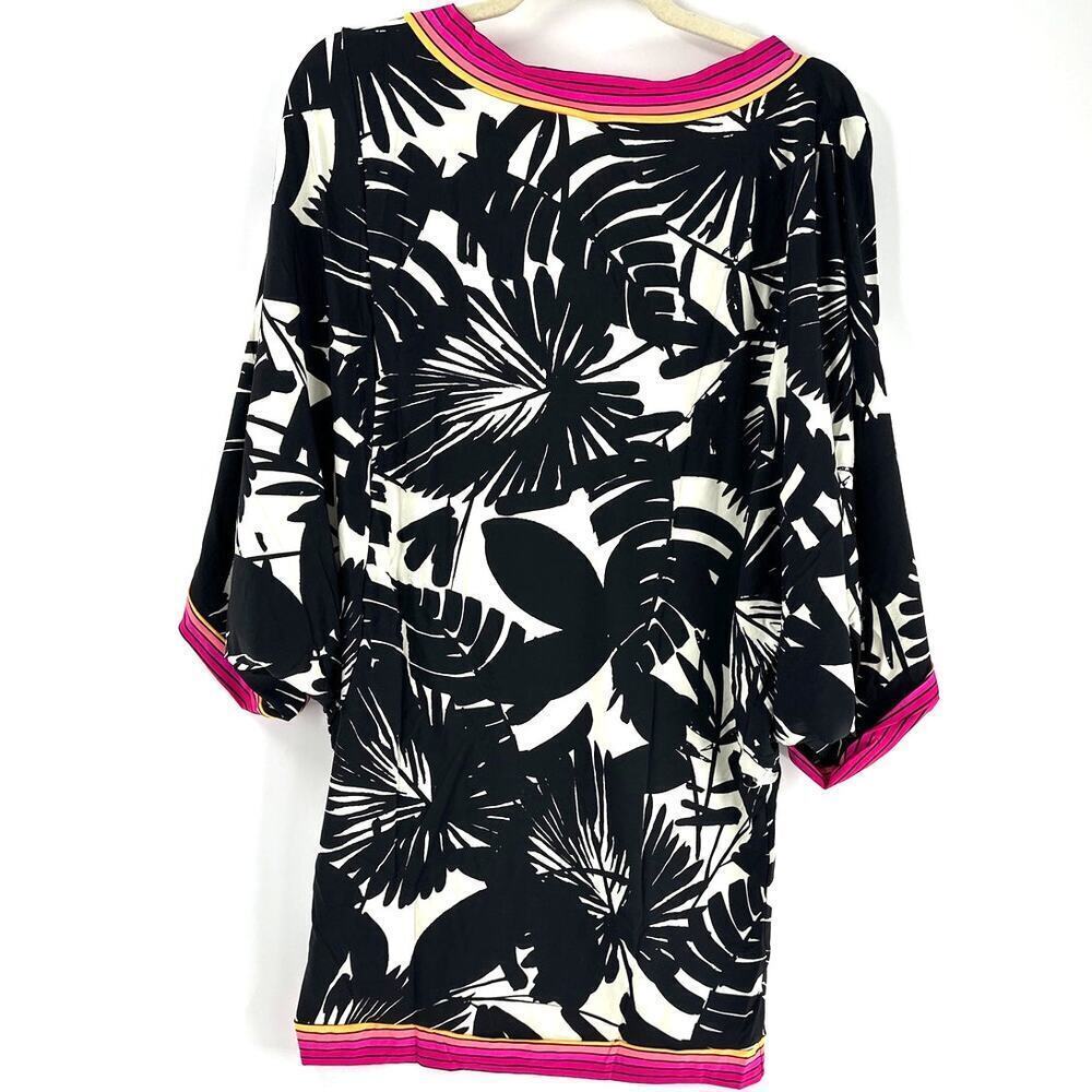Trina Turk Women's Black Vanilla Lennox Printed Swim Dress Size L - Picture 7 of 8